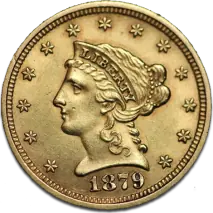 2.5 D&oacute;lar Quarter Eagle "Liberty Head" | Oro | 1840-1907