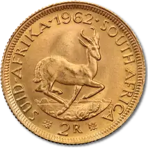 South African 2 Rand Gold Coin | 1961-1983