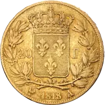 20 Francos Louis XVIII | Oro | 1814-1824