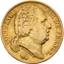 20 Francos Louis XVIII | Oro | 1814-1824