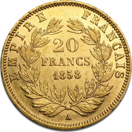 20 French Francs Napoleon III Bonaparte | Gold | Mixed Years