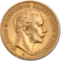20 Mark Kaiser Wilhelm II Prusia | Oro | 1888-1913