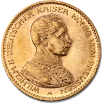 20 Mark Emperador Wilhelm II Uniforme Prusia | Oro | 1913-1914