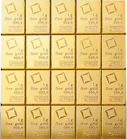 20 x 1g CombiBar&reg; | Gold | Valcambi