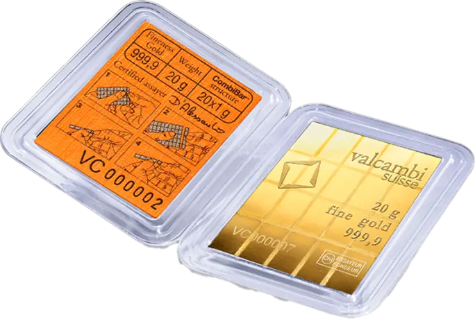20 x 1g CombiBar&reg; | Gold | Valcambi