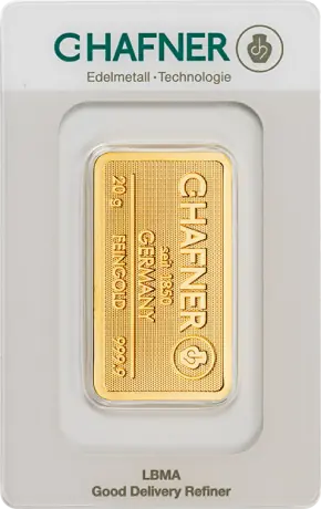 20g Gold Bar | C.Hafner
