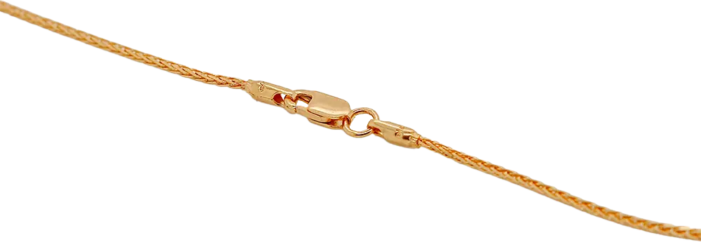 22kt Gold Wheat Chain Necklace