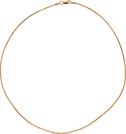 22kt Gold Wheat Chain Necklace