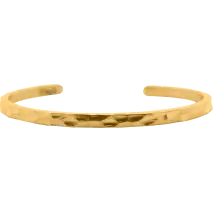 24kt Bracciale in Oro classico martellato