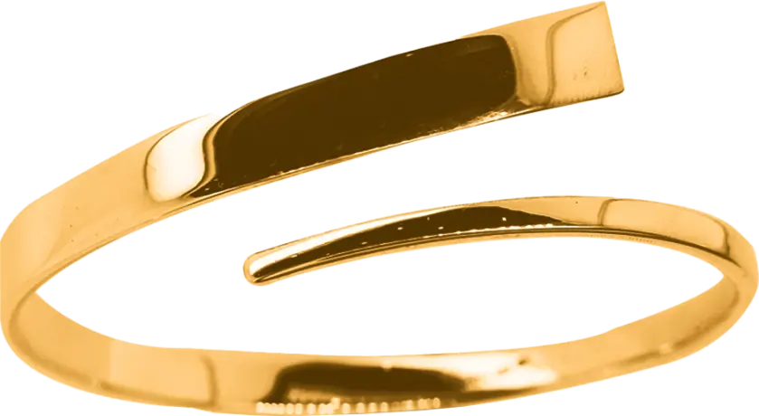 24kt Gold Eternal Twist Cuff
