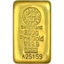 250g Lingot d'Or | Argor-Heraeus | Coul&eacute;