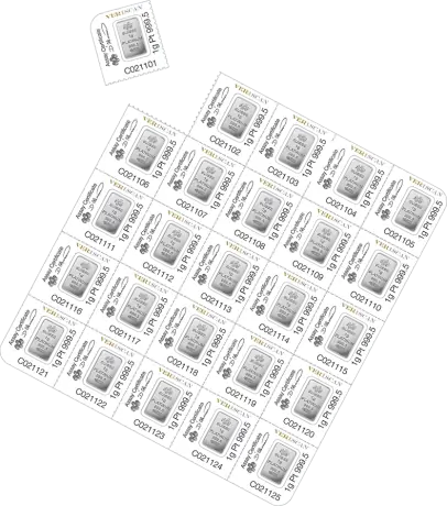 25x1 Multigram Platinum Bar | PAMP