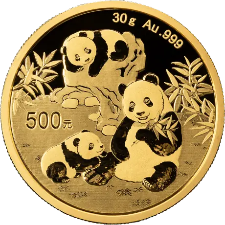 30g China Panda Gold Coin | 2025