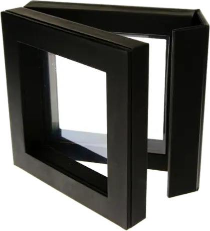 3D Display Frame | black | 10cm x 10cm