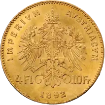 4 Florin 10 Francs | Gold | New Edition