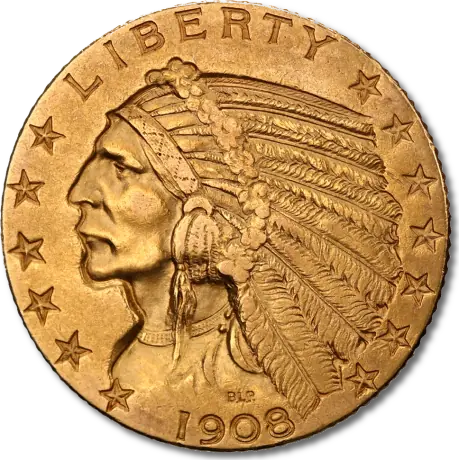 5 Dollar Half Eagle "Indian Head" | Gold | 1908-1929
