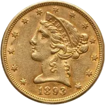 5 D&oacute;lar Half Eagle "Liberty Head" | Oro | 1795-1929