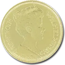 5 Dutch Guilders Wilhelmina | Gold | 1892-1933