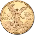50 Gold Mexican Pesos | 1821-1947