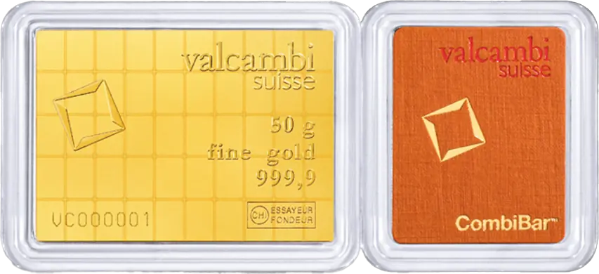 50 x 1g CombiBar&reg; | Gold | Valcambi