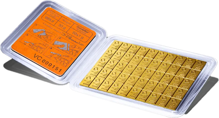 50 x 1g CombiBar&reg; | Gold | Valcambi