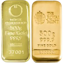 500g Lingote de Oro | LBMA