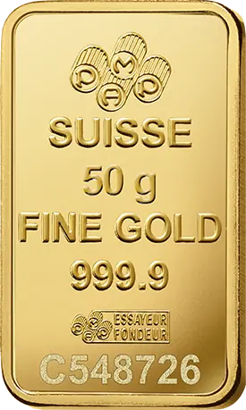 50g Gold Bar | PAMP Fortuna