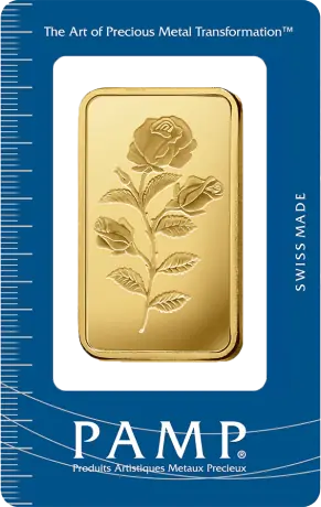 50g Goldbarren | PAMP Rose