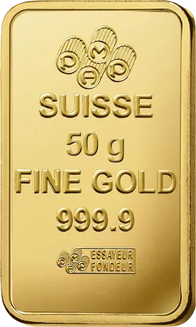 50g Goldbarren | PAMP Rose