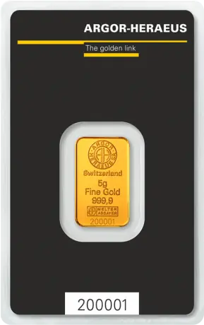 5g Gold Bar | Argor-Heraeus