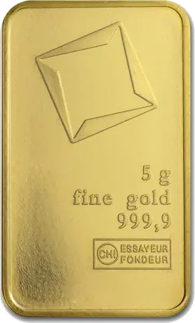 5g Gold Bar | Damaged