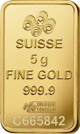 5g Lingot d'Or | PAMP Rose