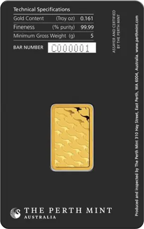 5g Lingot d'Or | Perth Mint