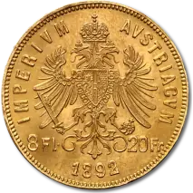 8 Florin 20 Francs | Gold | New Edition