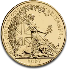 1/2 oz Britannia Gold Coin | Mixed Years