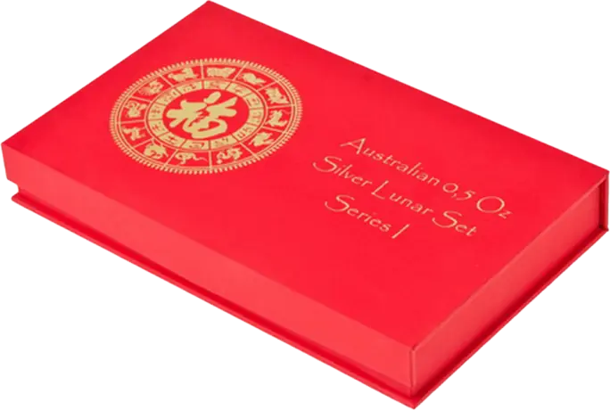 Coin Box Lunar Series I Silver 9 x 0.5 oz