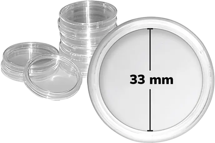 Coin Capsule - Inner Diameter 33mm