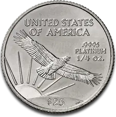 1/4 oz American Eagle | Platinum | mixed years