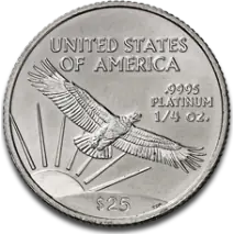 1/4 oz American Eagle | Platinum | mixed years