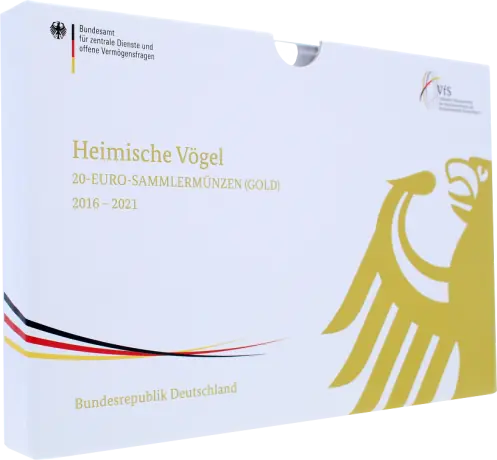 German Native Birds - Gold Coins Box Complete Collection EMPTY