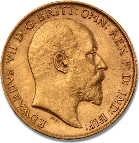 Half Sovereign Edward VII Gold Coin (Mixed Years)