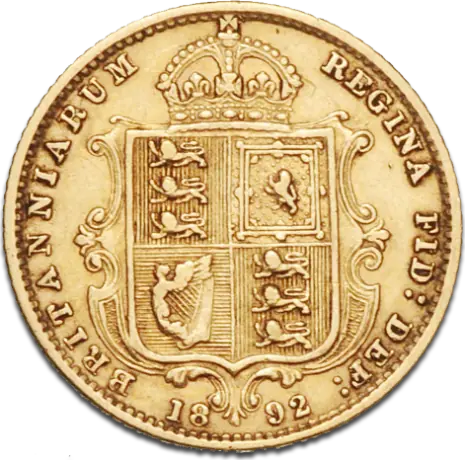 Queen Victoria Jubilee Half Sovereign Gold Coin (1887-1893)