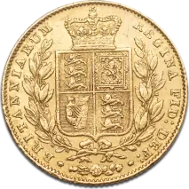 Halber Sovereign Victoria Young Head Shield | 1837-1887