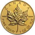 1 oz Maple Leaf Gold Coin | Mixed Years