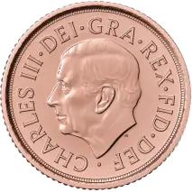 Memorial Half Sovereign Charles III Gold Coin | 2022