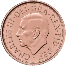 Memorial Sovereign Charles III Gold Coin | 2022