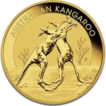 1 oz Canguro Nugget | Oro | A&ntilde;os Diversos