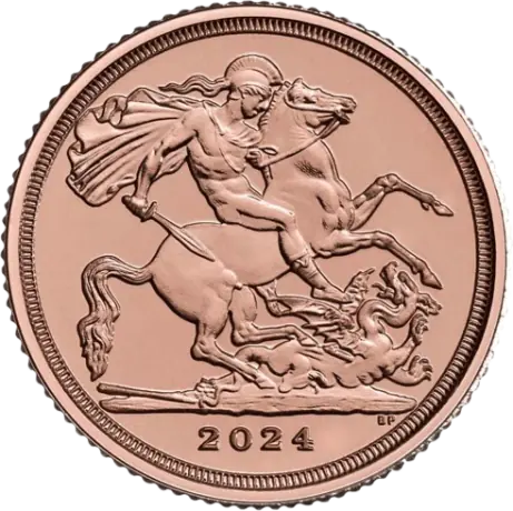 Quarter Sovereign Charles III Gold Coin | 2024