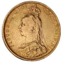 Queen Victoria Jubilee Gold Sovereign | 1887-1893