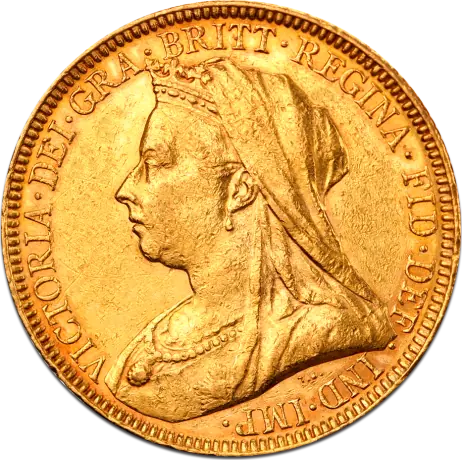 Queen Victoria Old Head Gold Sovereign | 1893-1901